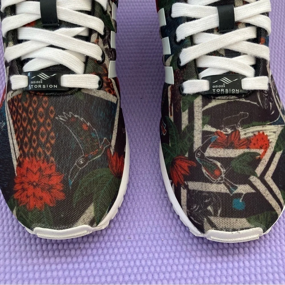 ADIDAS ZX FLUX LOW Running Sneakers TRAINERS WOMEN SHOES Size 8 - Picture 5 of 9